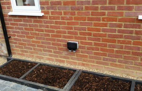 External Plug Sockets in Garden NP Electrics Tring