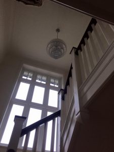 Chandelier installation