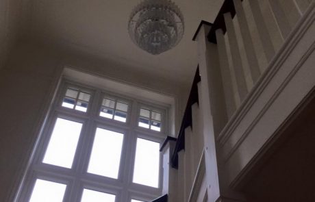 Chandelier installation